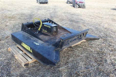 skid steer mower with 3 blades